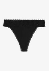 Simply Comfy Cotton Thong Panty, C106, small
