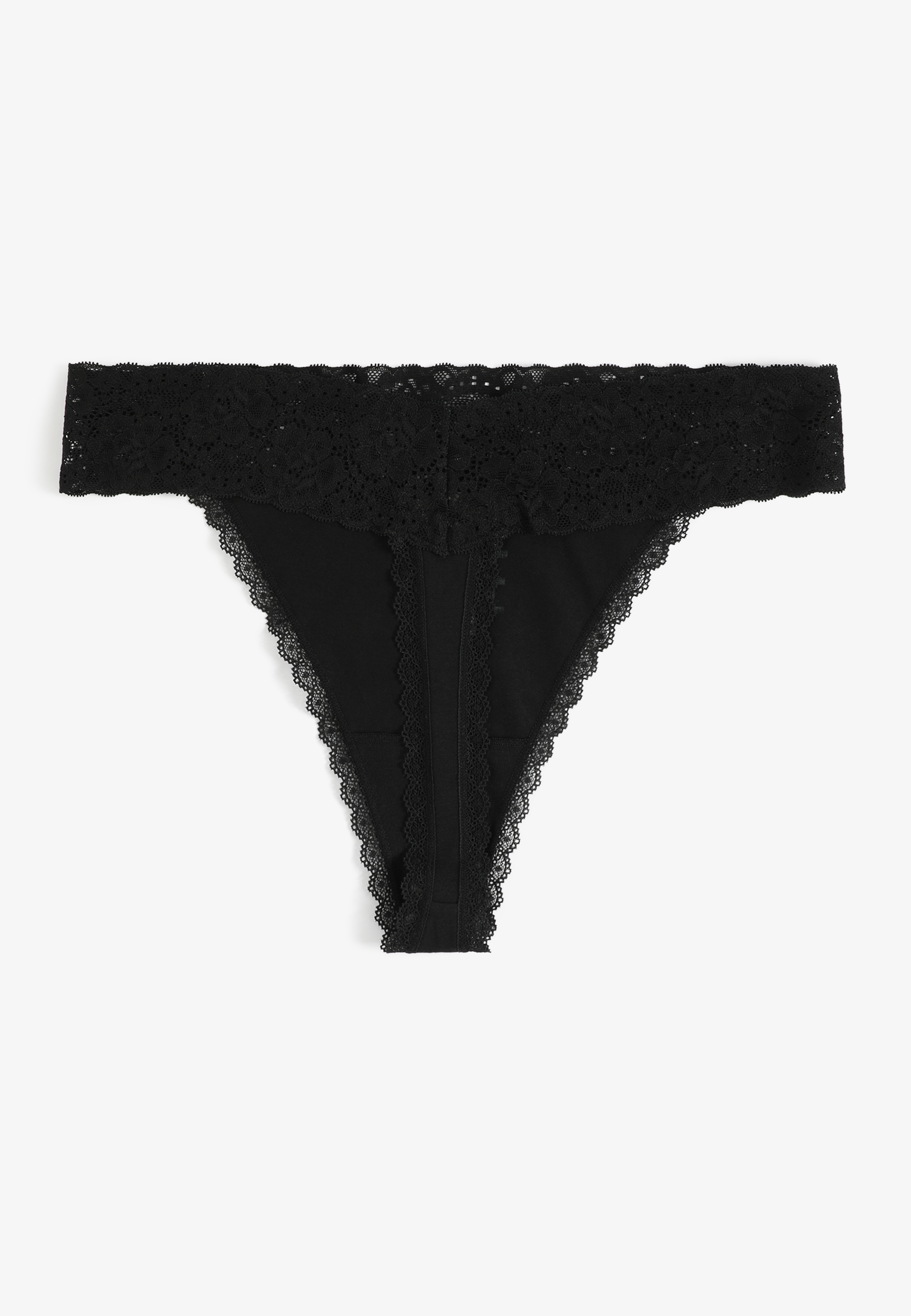 Simply Comfy Cotton Thong Panty, C106, large
