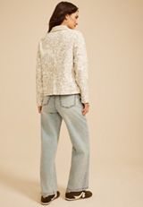 Floral Twill Barn Jacket, C1524, small