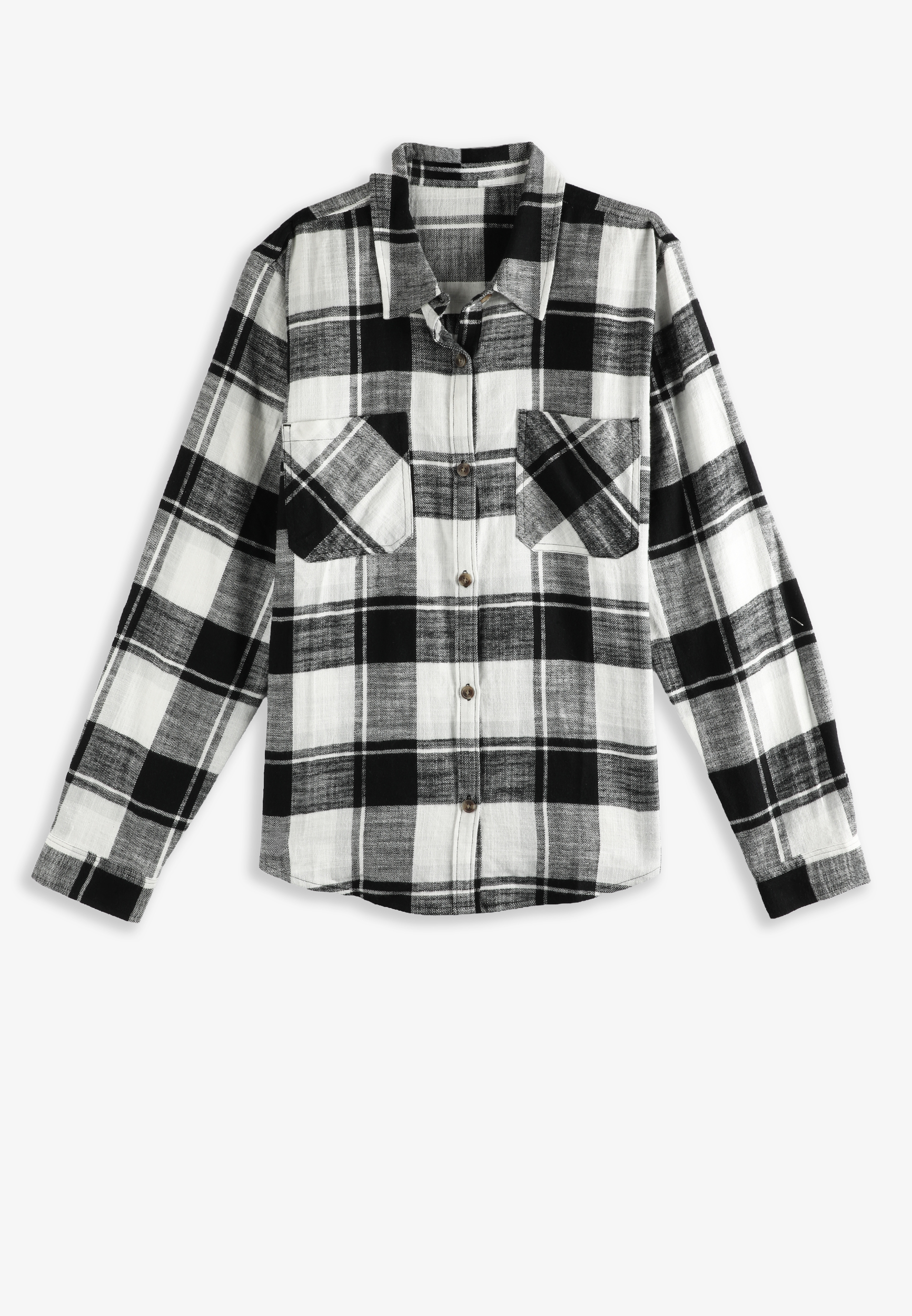 Classic Plaid Button Down Shirt