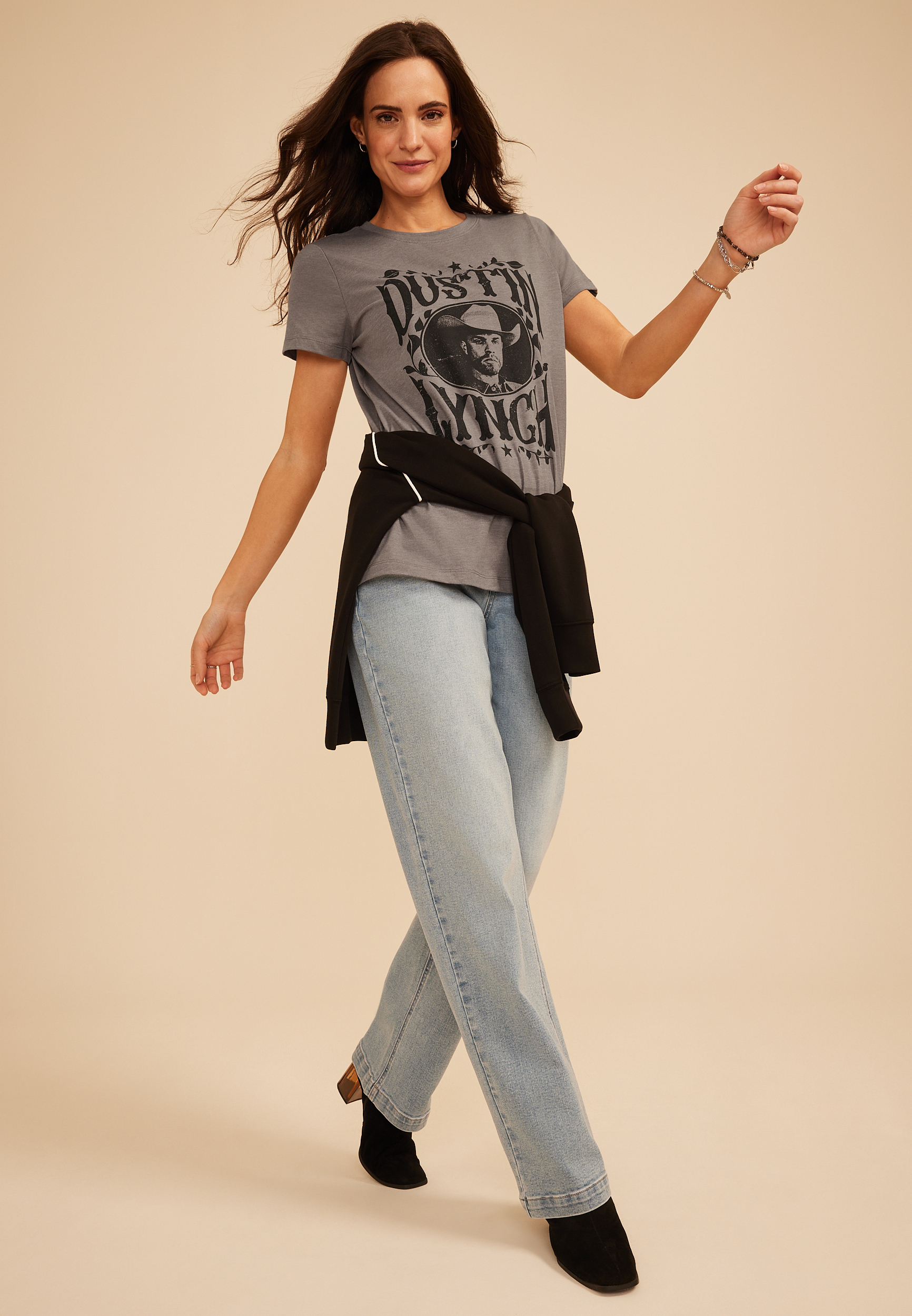 Dustin Lynch Classic Fit Graphic Tee, C7853, large