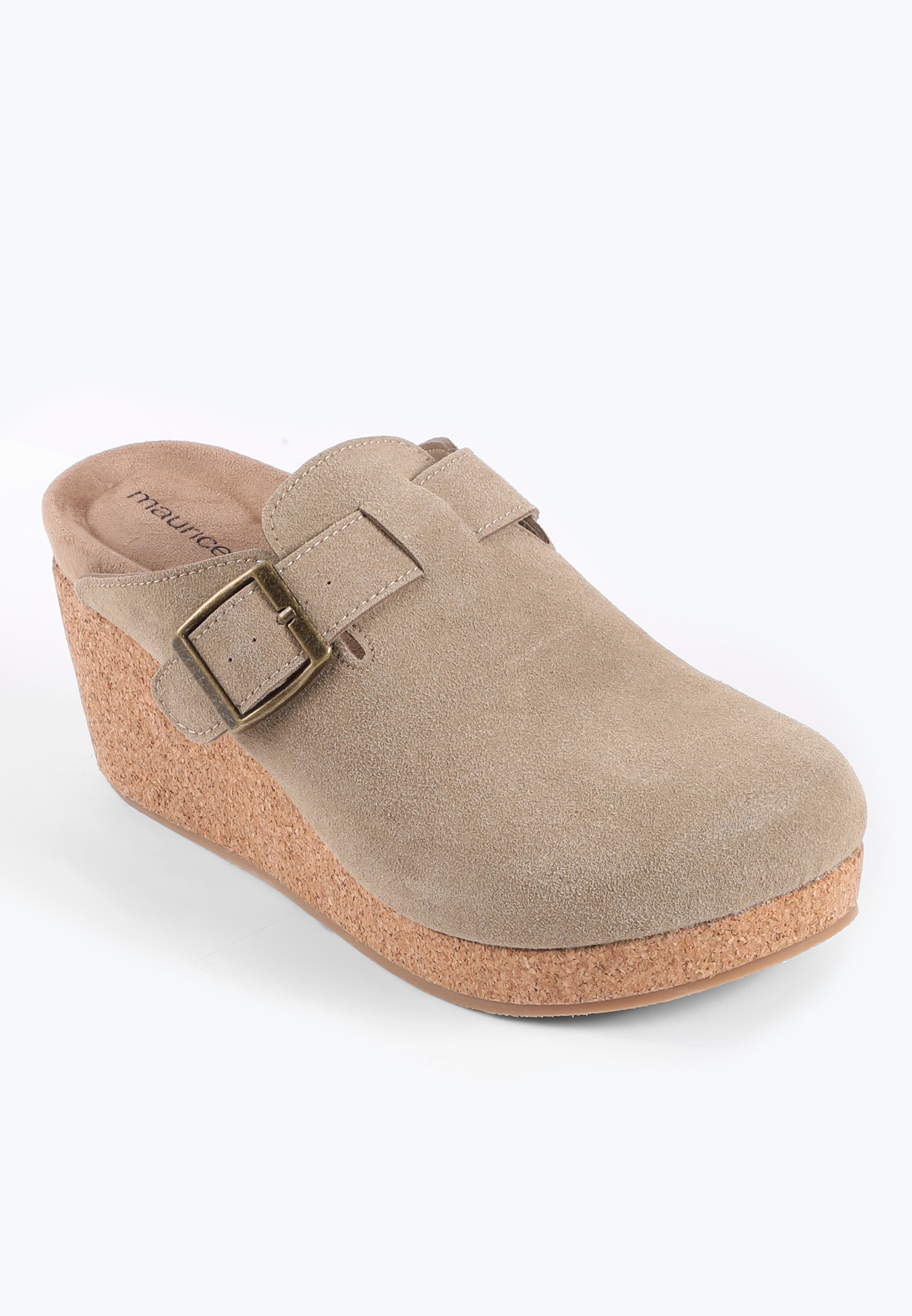 SuperCush Faux Suede Wedge Clog