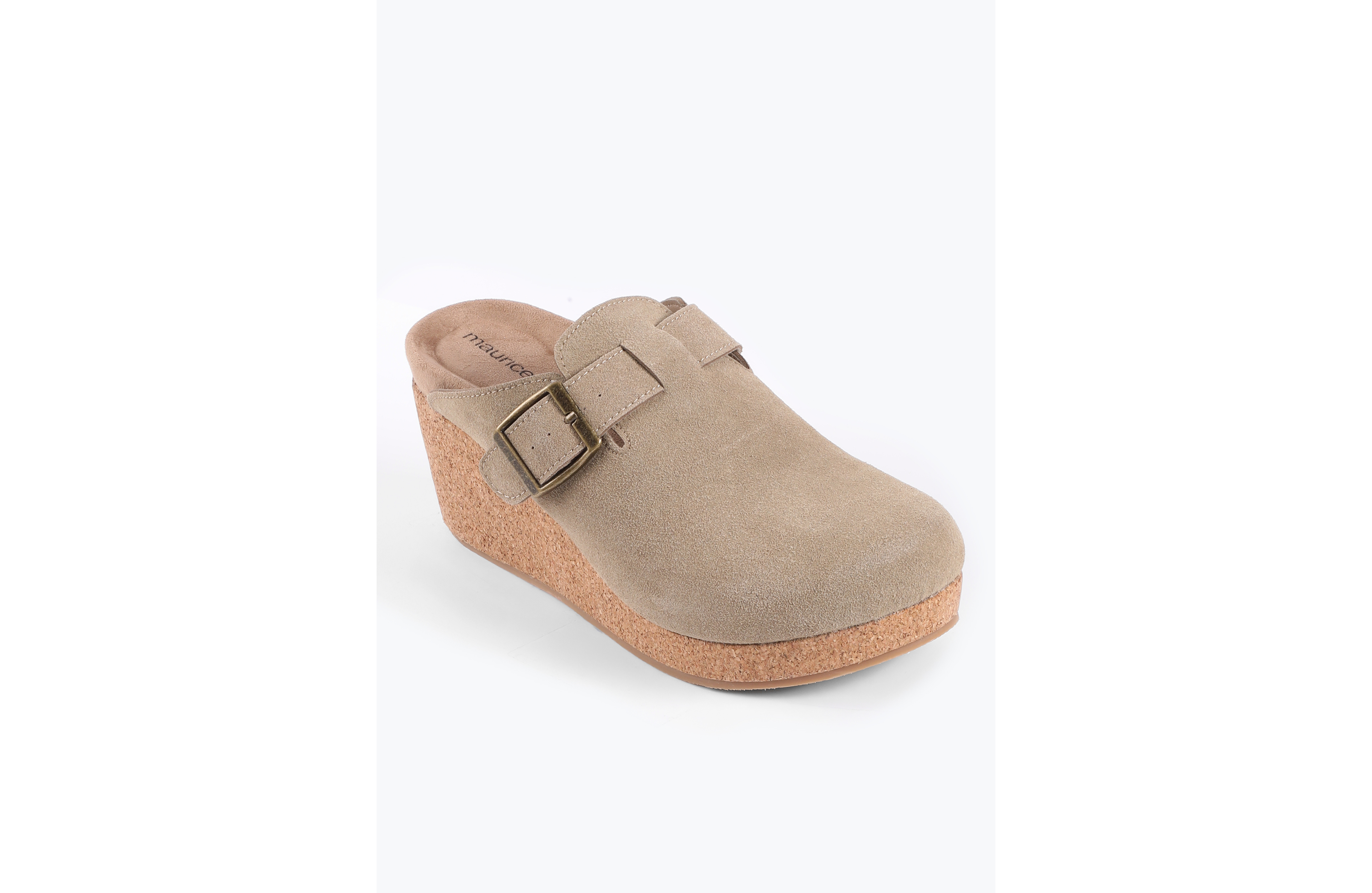 SuperCush Faux Suede Wedge Clog