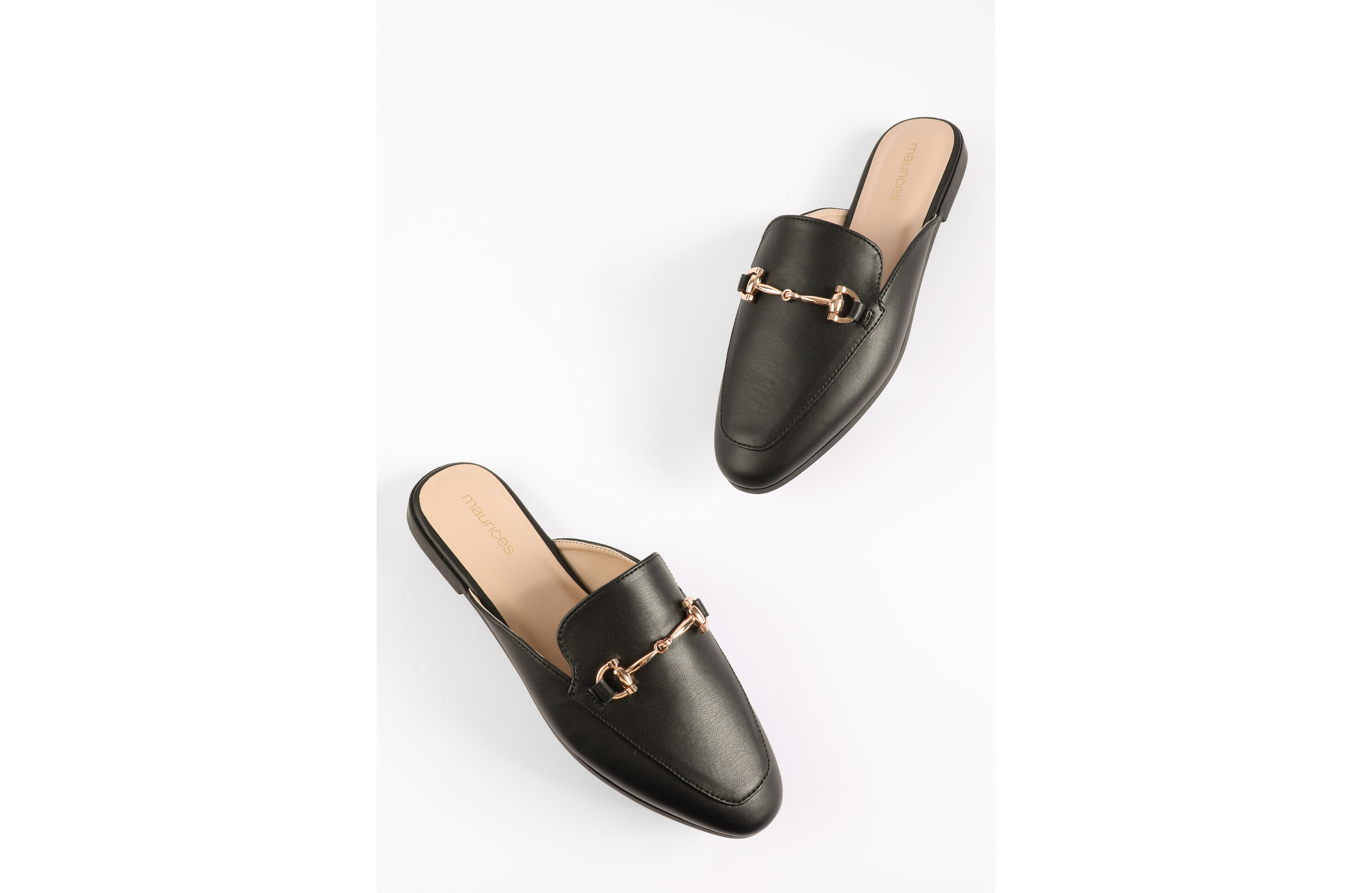 SuperCush Faux Leather Slip On Mule