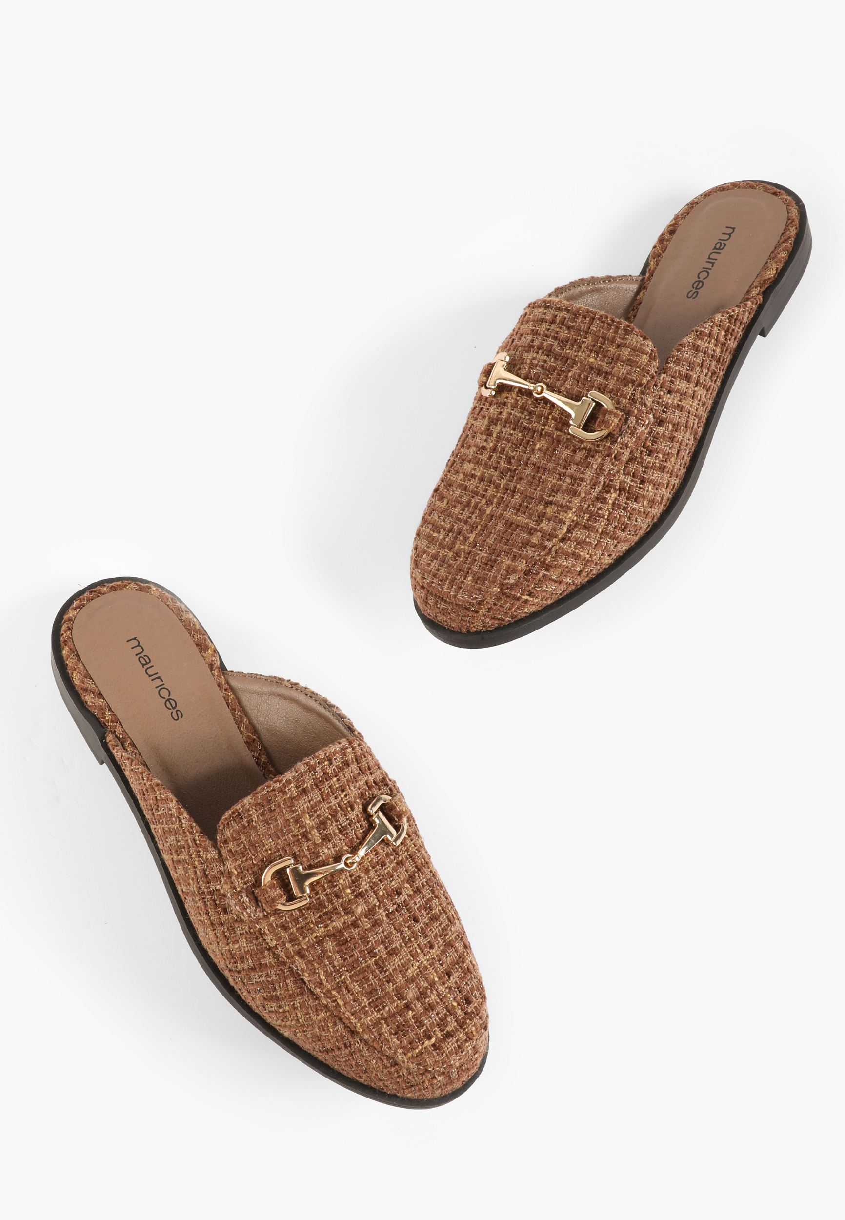 SuperCush Textured Tweed Slip On Mule, C115, large