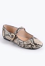 SuperCush Snakeskin Mary Jane Flat, C268, small