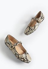SuperCush Snakeskin Mary Jane Flat, C268, small