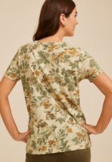 24/7 Dawson Floral Crew Neck Tee, C1524, small