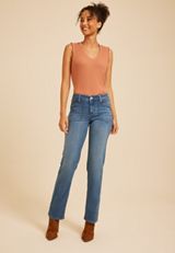 m jeans by maurices&trade; Mid Rise Knit Relaxed Straight Jean, C3337, small