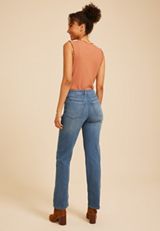 m jeans by maurices&trade; Mid Rise Knit Relaxed Straight Jean, C3337, small