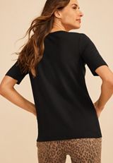 24/7 Elbow Sleeve Crew Neck Tee, C106, small