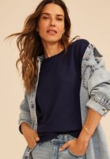 24/7 Elbow Sleeve Crew Neck Tee, C1378, small