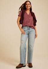 Floral Shadow Classic Fit Graphic Tee, C7923, small