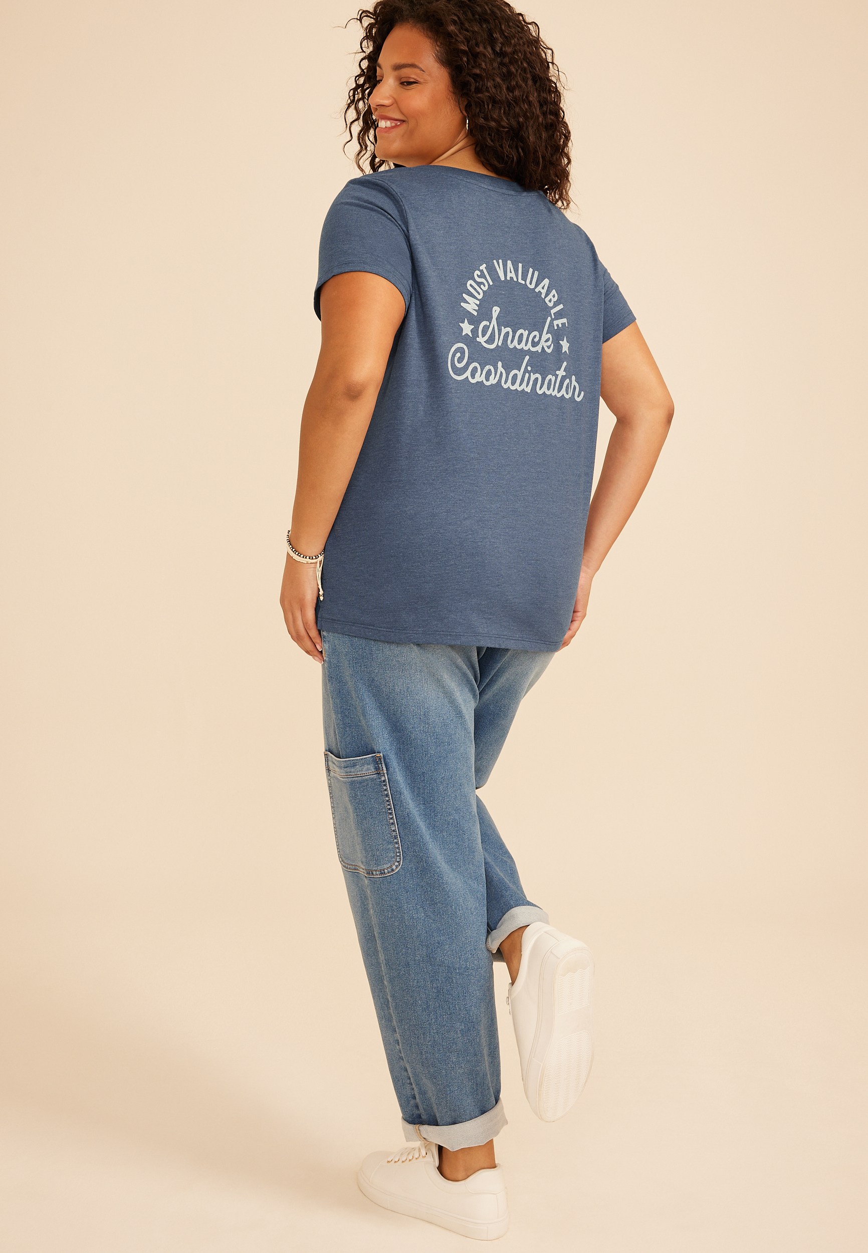 Plus Size Snack Coordinator Classic Fit Graphic Tee, C1605, large