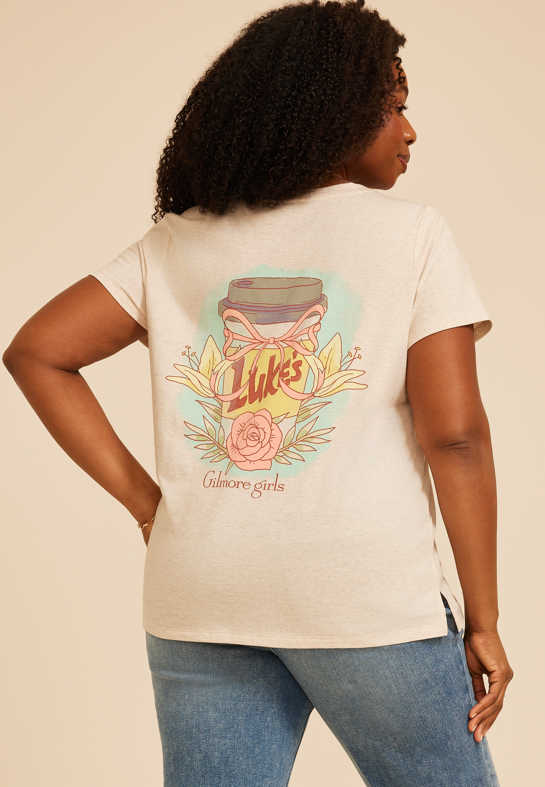 Plus Size Gilmore Girls Classic Fit Graphic Tee, C3363, large