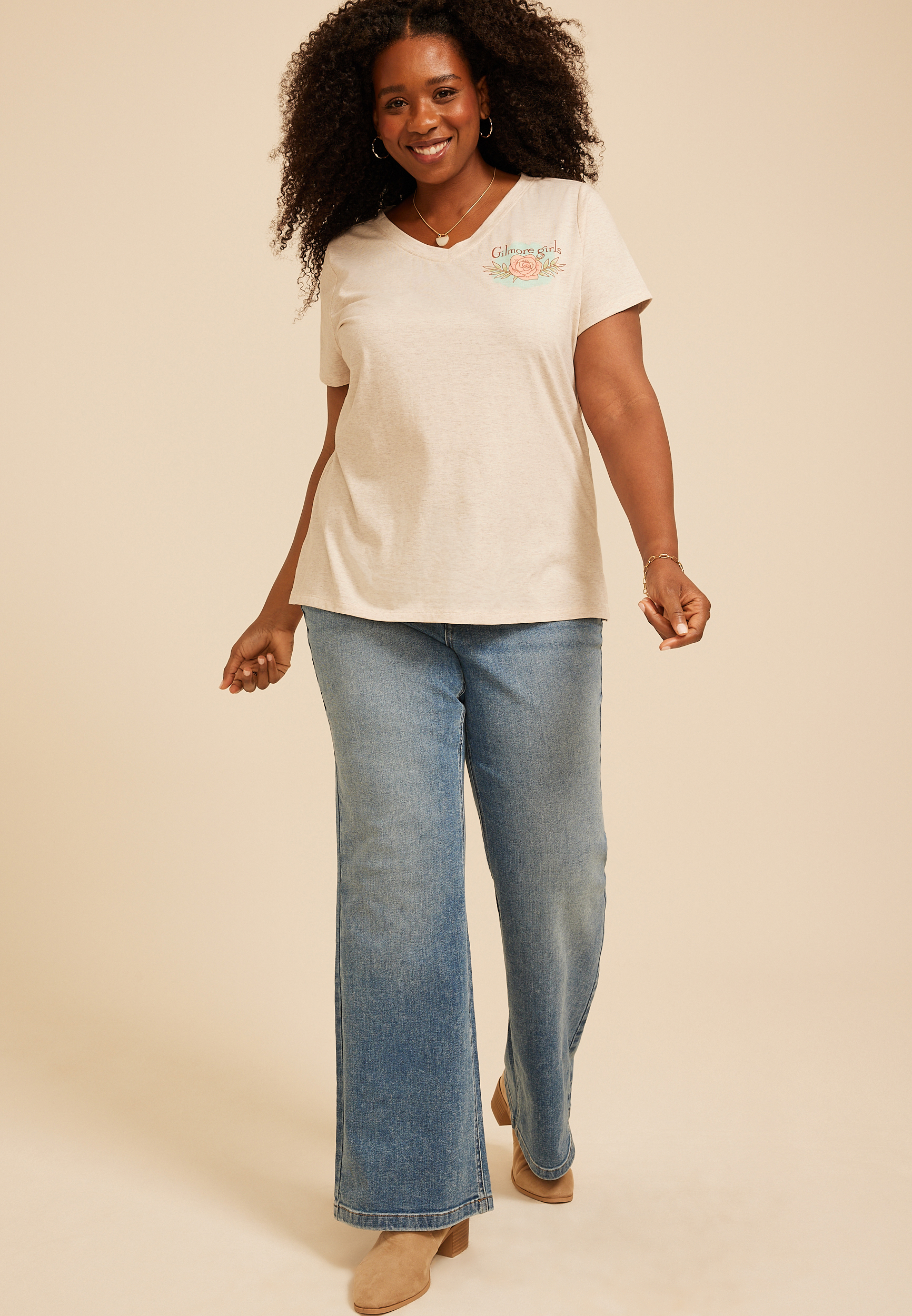 Plus Size Gilmore Girls Classic Fit Graphic Tee, C3363, large