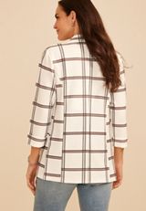 Plaid Versa Blazer, C2380, small