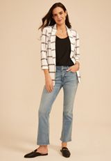 Plaid Versa Blazer, C2380, small