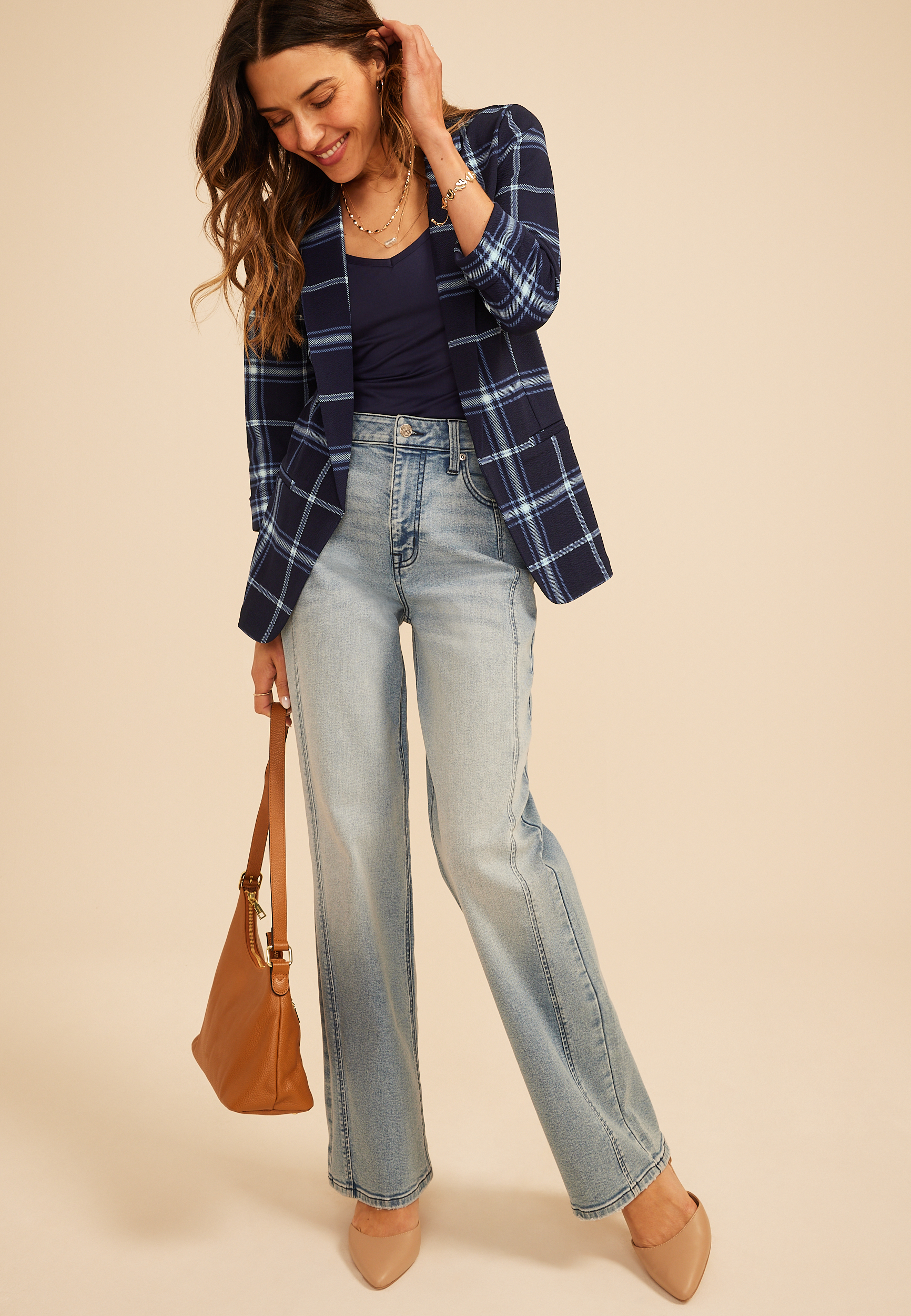 Plaid Versa Blazer