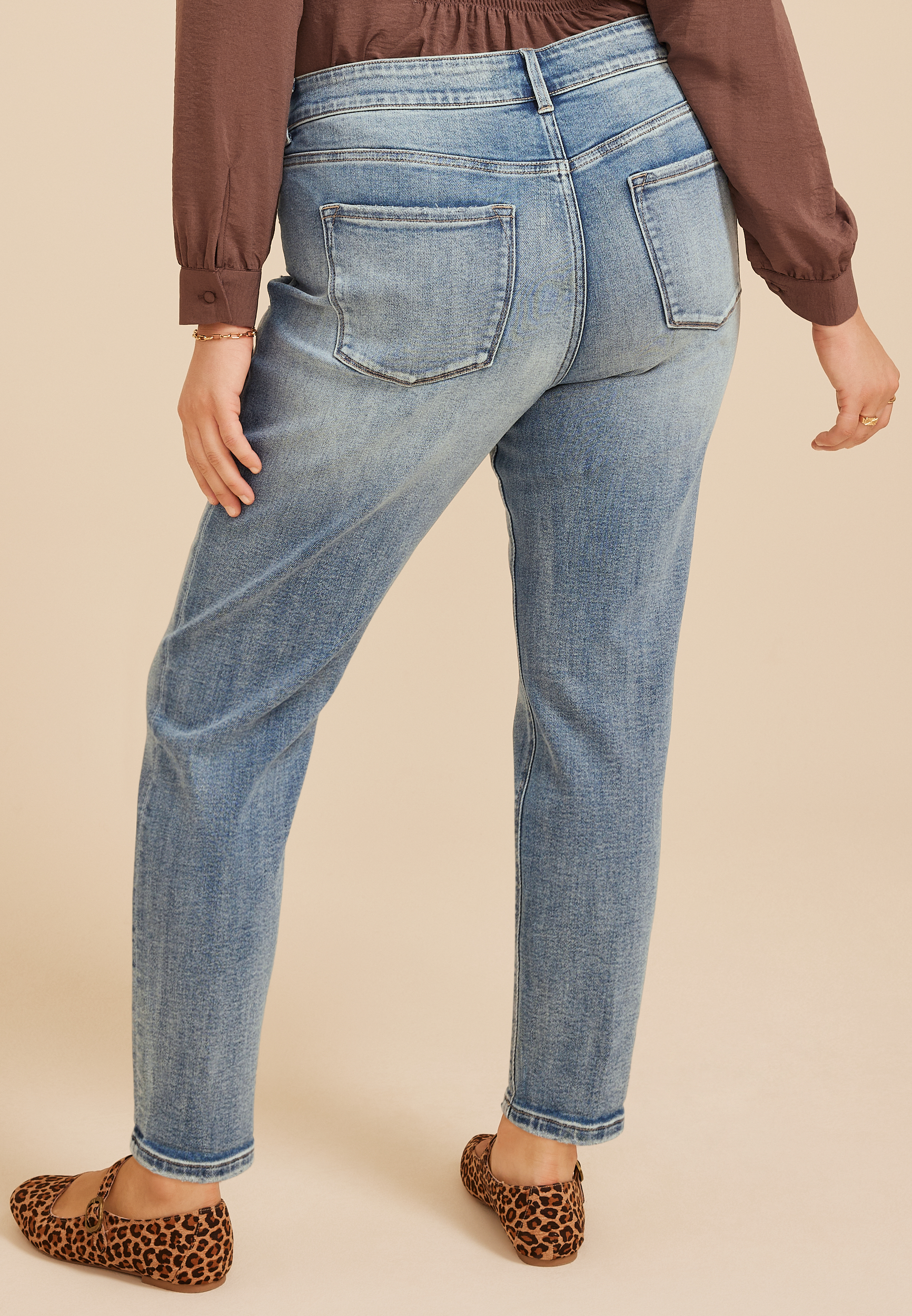 Plus Size KanCan&trade; High Rise Ripped Cuffed Skinny Jeans, C2806, large