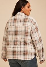 Plus Size Shortie Shoreline Shacket, C5487, small