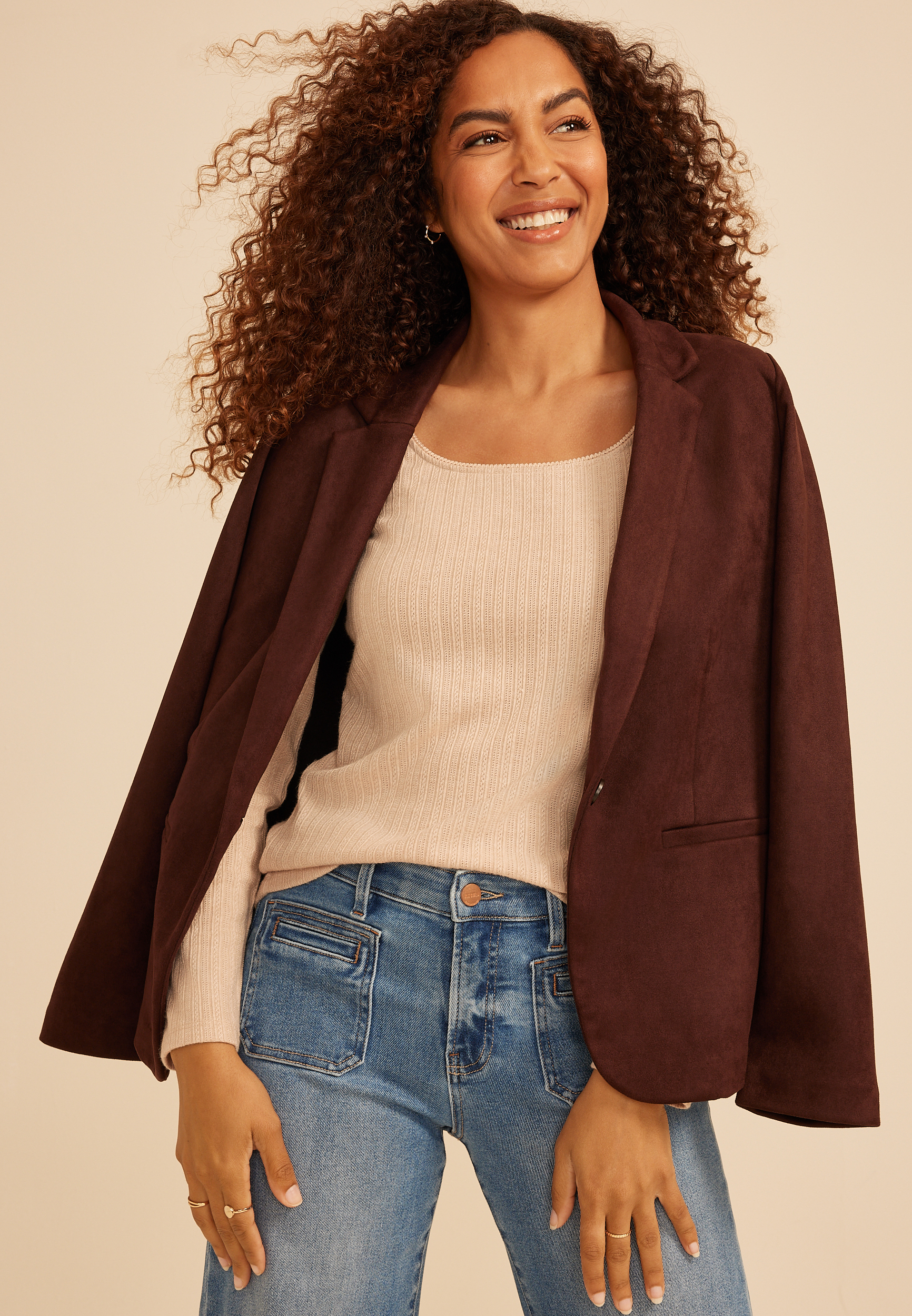 Pointelle Square Neck Long Sleeve Tee, C3363, large