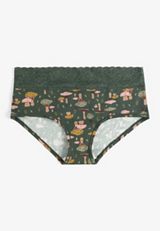 Simply Comfy Cotton Mushroom Print Boybrief Panty, C1322, small