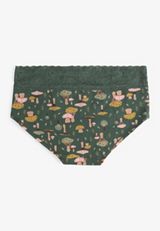 Simply Comfy Cotton Mushroom Print Boybrief Panty, C1322, small