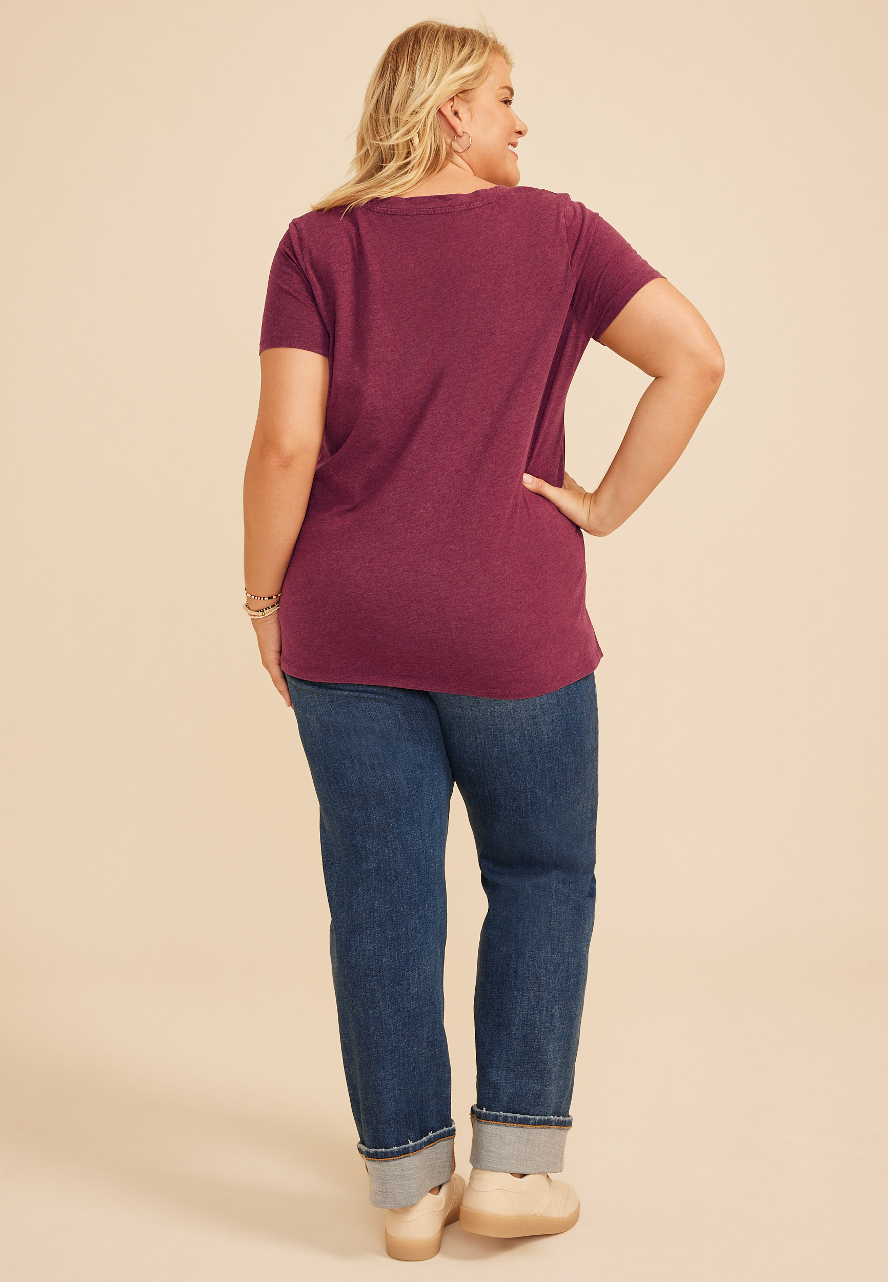 Plus Size Rooting For You Classic Fit Graphic Tee, C7923, large