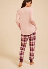 Spooky Season Long Sleeve Top And Jogger Pajama Set, C6942, small