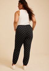 Plus Size Polka Dot Jogger, C1756, small