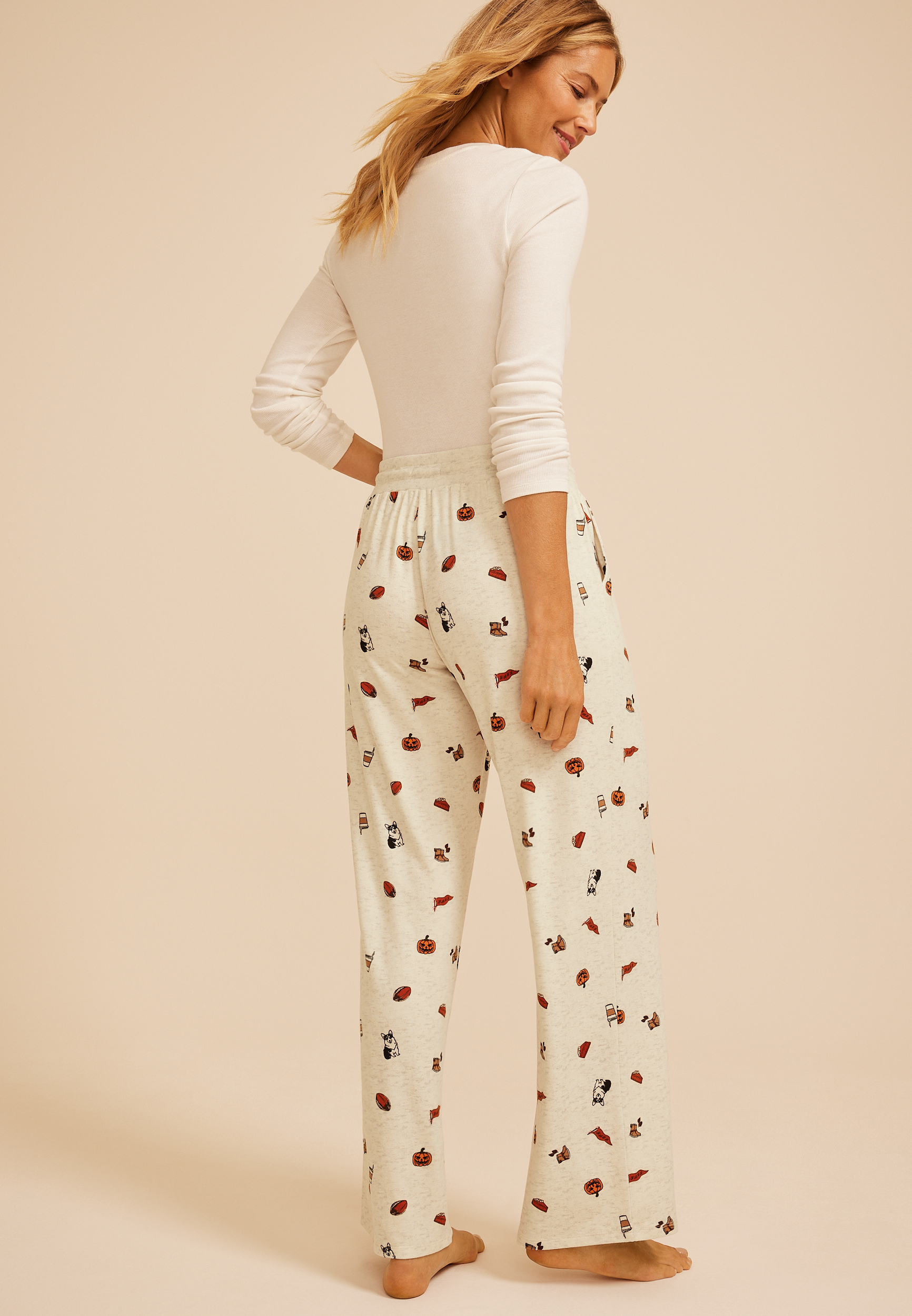 Fall Icons Wide Leg Pajama Pant, C2823, large