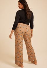 Plus Size Snoopy Halloween Wide Leg Pajama Pant, C5899, small