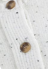 Speckled Button Front Sweater Vest, C7619, small