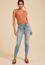 m jeans by maurices™ Cool Comfort Spaded Welt Pocket Jegging, C2806, small