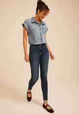 m jeans by maurices™ Cool Comfort High Rise Cuffed Hem Jegging, C258, small