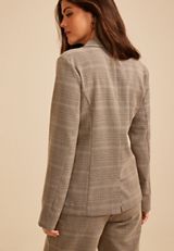 Plaid Menswear Blazer, C3681, small