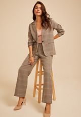 Plaid Menswear Blazer, C3681, small