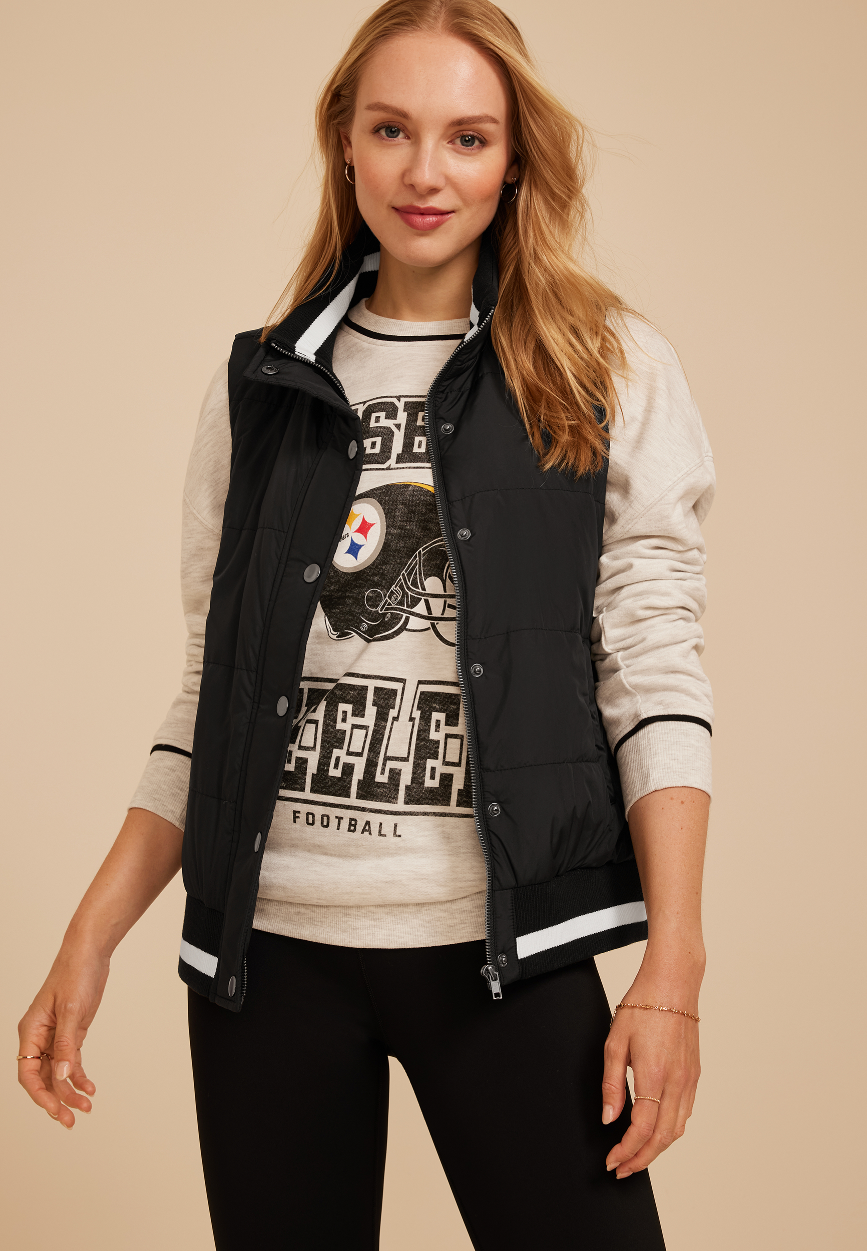 Game Day Quilted Vest, C1756, large