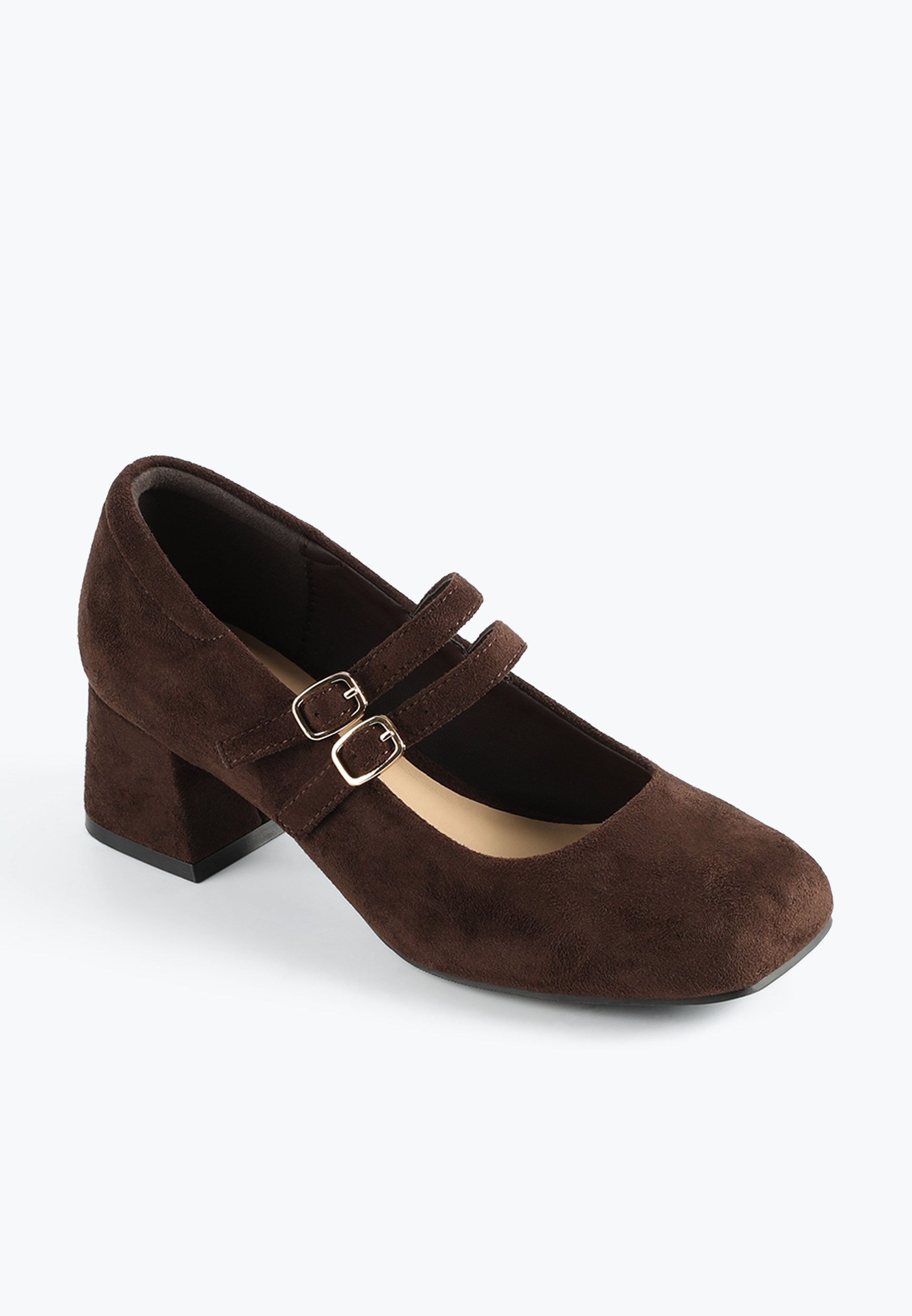 SuperCush Mary Jane Block Heel