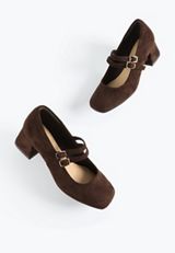 SuperCush Mary Jane Block Heel, COFFEE BEAN, small