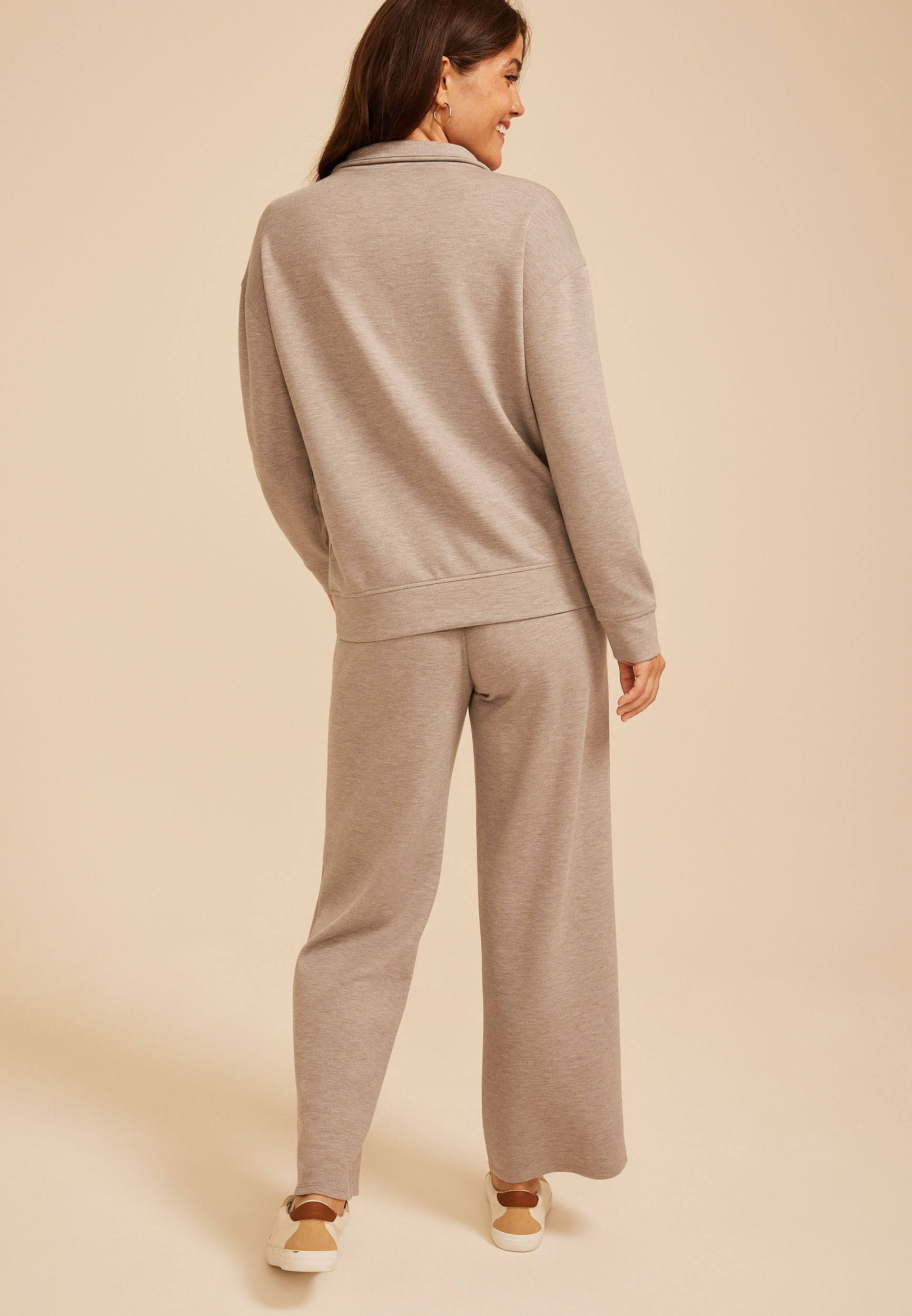 Cloud Scuba Knit Half Zip Sweatshirt, C7352, large