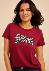 Tailgate Season Classic Fit Graphic Tee, C3466, small