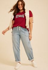 Plus Size Tailgate Season Classic Fit Graphic Tee, C3466, small