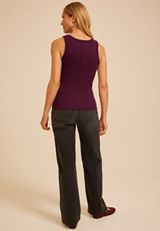 24/7 Highline V Neck Tank Top, POTENT PURPLE, small