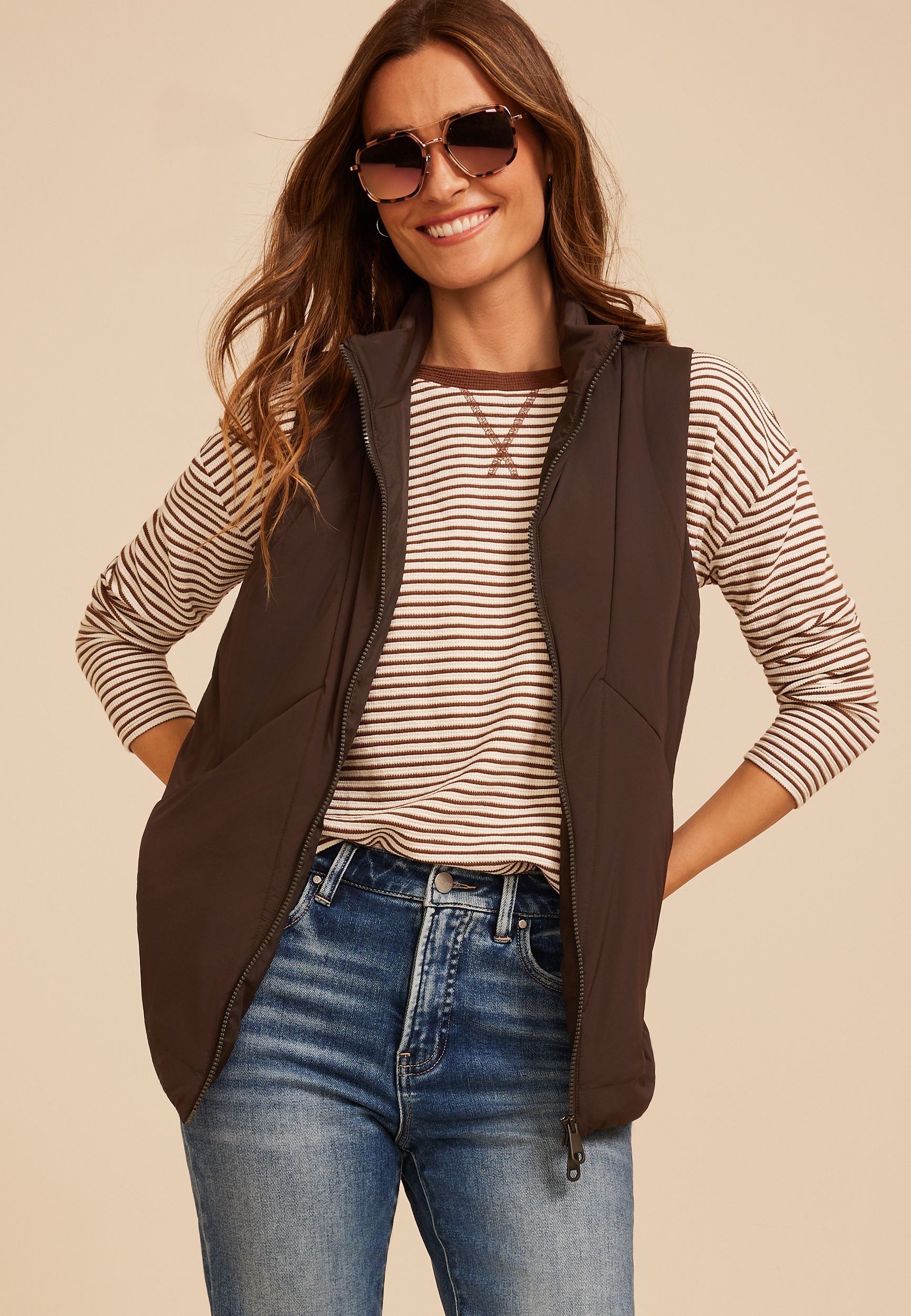 Active Casual Tunic Vest