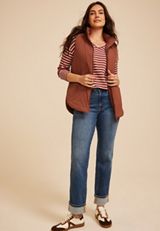 Active Casual Tunic Vest, SABLE, small