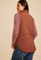 Active Casual Tunic Vest, SABLE, small