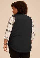 Plus Size Active Casual Tunic Vest, C106, small