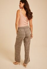 Plaid Menswear Wide Leg Pant, C3681, small